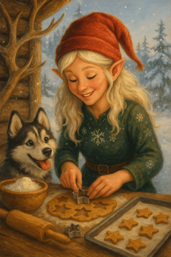 Tindra baking cookies Tindra & Nupi baking cookies